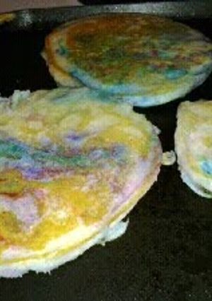 A picture of Swirl mothers day pancakes.