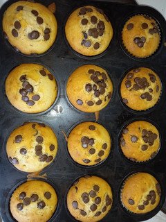 Φωτογραφία της συνταγής Εύκολα Muffins με κομματάκια σοκολάτας!