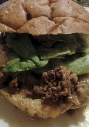A picture of loose meat sandwiches.