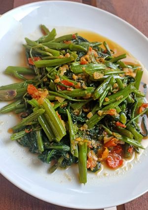 Foto resep Ca Kangkung Terasi