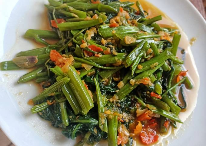 Mudah Banget Masakan Resep Ca Kangkung Terasi