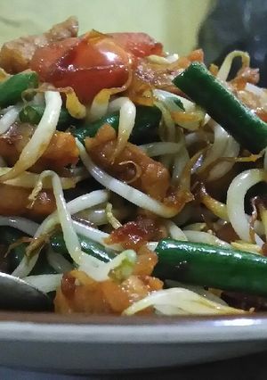 Foto resep Tumis tempe kacang panjang tauge