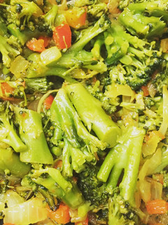 Una foto de Verduras salteadas