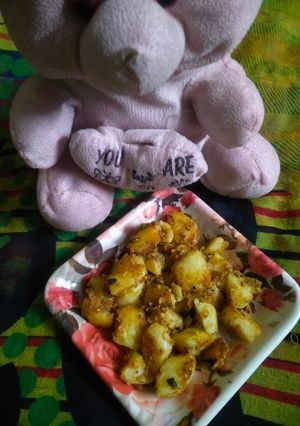 A picture of Jeera aloo.
