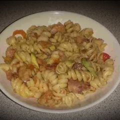 A picture of Prawn, Avocado, Bacon & Chilli Pasta..