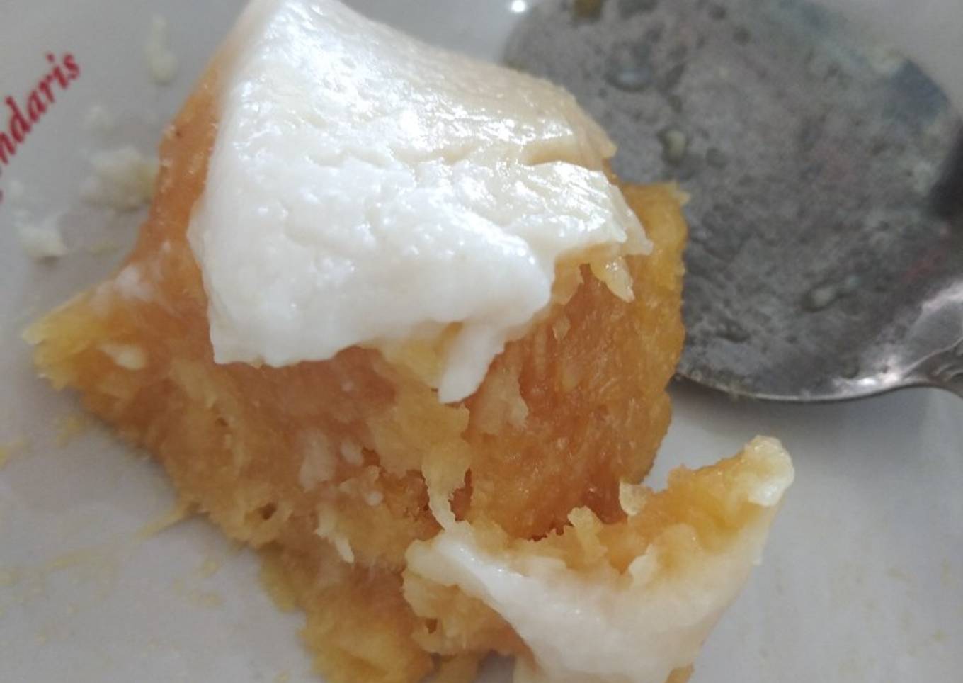 Kue talam singkong Gula merah