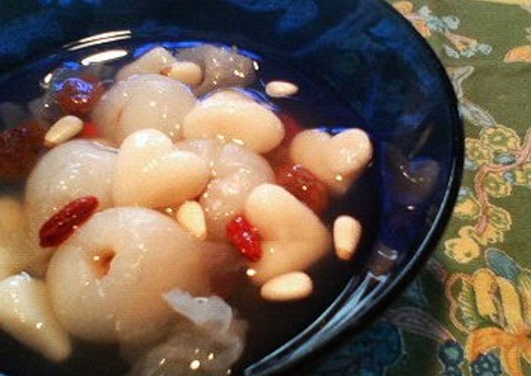 Steps to Make Award-winning Lychee Heart