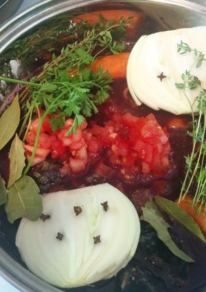 A picture of Boeuf Bourguignon.