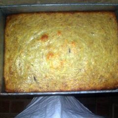 A picture of banna bread (the easy way).