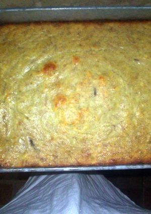 A picture of banna bread (the easy way).