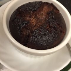 A picture of Christmassy Nutella Brownie Souffles.