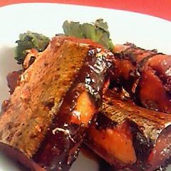 A picture of Pacific Saury Sweetened Simmered Fish.