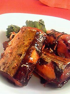 A picture of Pacific Saury Sweetened Simmered Fish.