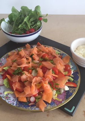 A picture of Early summer salad.