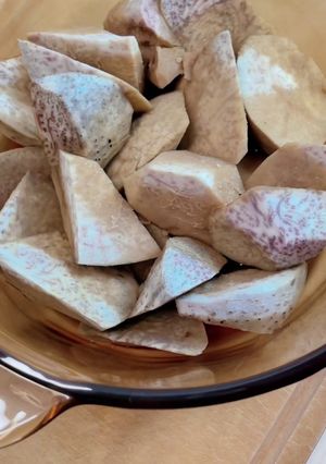日式燉煮芋頭｜過熱水蒸氣烤箱微波爐 的食譜成品照片