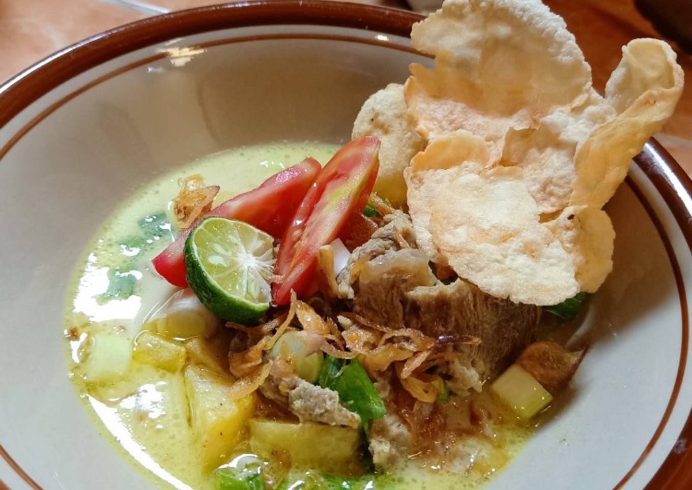 Soto Betawi ala ala