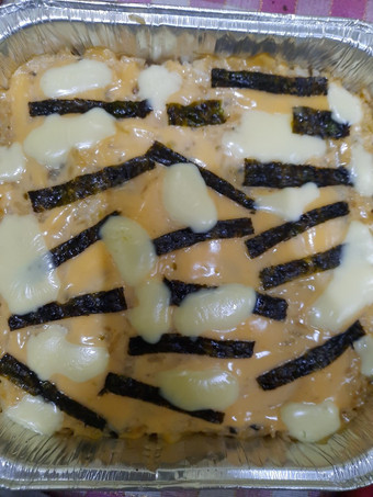 Bagaimana Membuat Salmon mentai rice mozarella Irit Anti Gagal