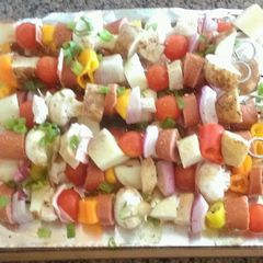 A picture of Mouth watering Kabobs!.