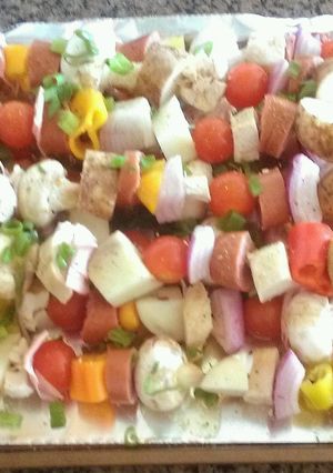 A picture of Mouth watering Kabobs!.
