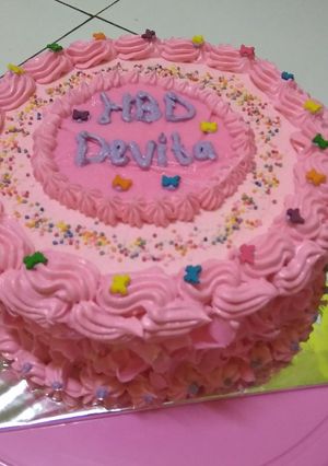 Foto resep Birthday cake brownies