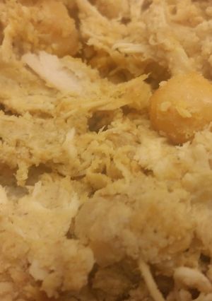 A picture of Hummus Chicken Casserole.