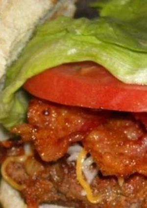 A picture of One Killer Burger.