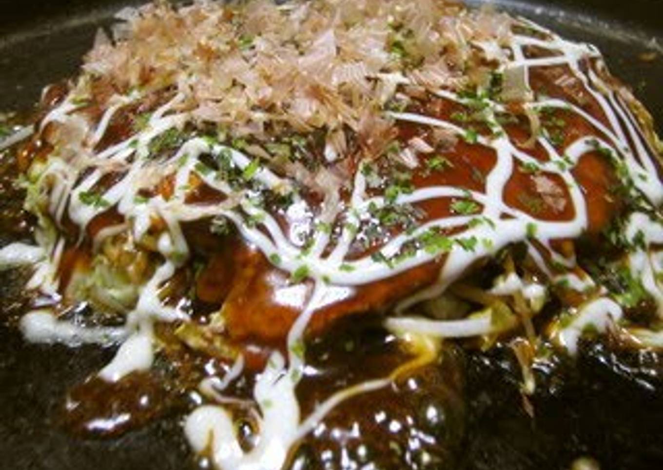 Recipe of Speedy Piping Hot Hiroshima Style Okonomiyaki