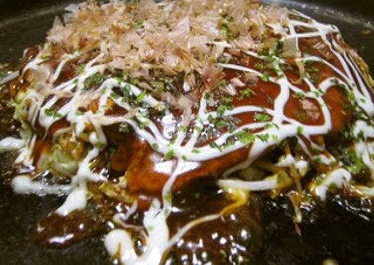 Recipe of Favorite Piping Hot Hiroshima Style Okonomiyaki