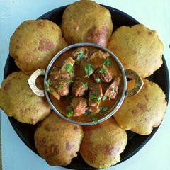 A picture of Mutton Rassa (Maharashtrian Goat Meat Curry).