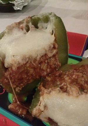 A picture of Stuffed Green Peppers.