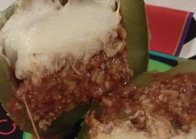 Steps to Prepare Ultimate Stuffed Green Peppers