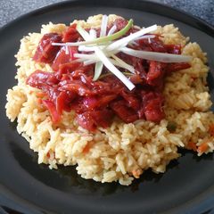 A picture of Chinese style pulled pork 🐷.
