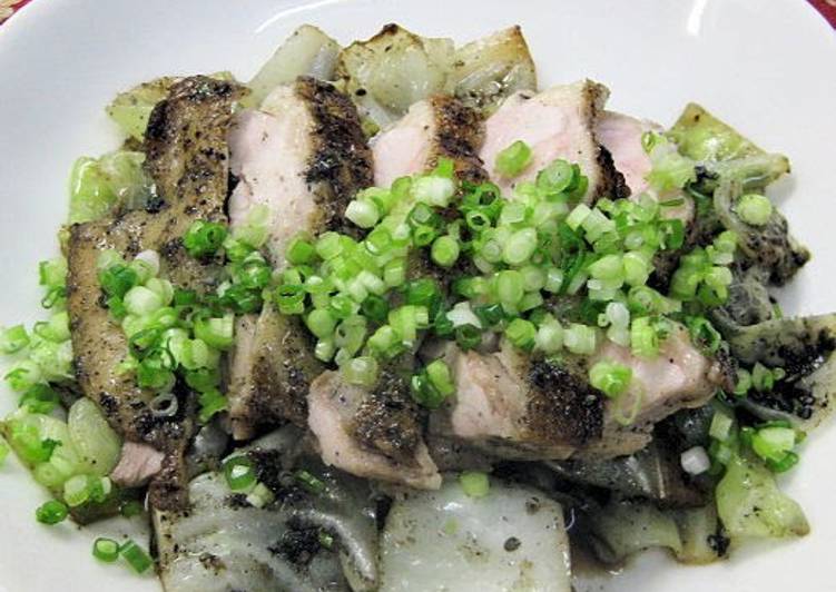 Recipe of Speedy Korean-Style Chicken &amp; Cabbage