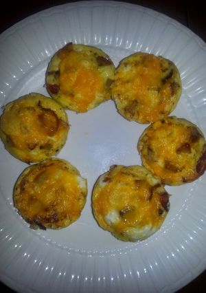 A picture of Potato & Bacon Quiche.