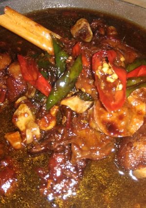 Foto resep Tengklek / kaki kambing bumbu kecap