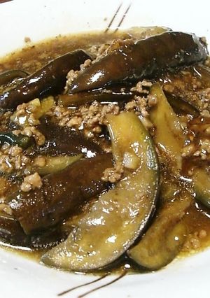A picture of Mapo Eggplant that Kids Love.