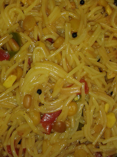 A picture of Vermicelli upma.