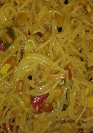 A picture of Vermicelli upma.