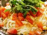 tomato udon salad