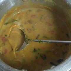 A picture of Daal Dhokli (Gujarati Dish).