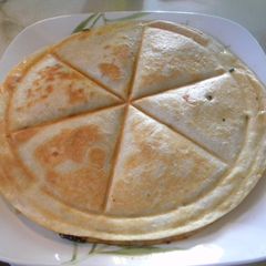 A picture of Chicken and Mushroom Quesadillas.