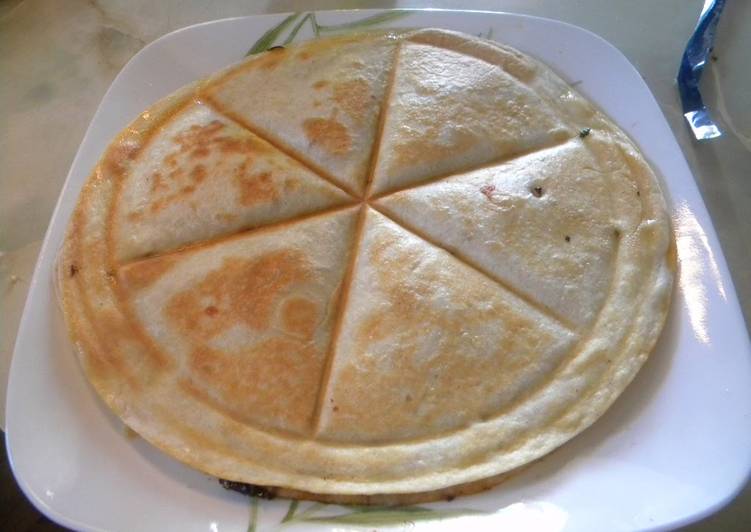 Chicken and Mushroom Quesadillas