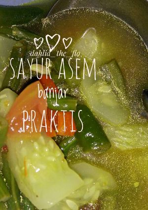 Foto resep Sayur asem sederhana