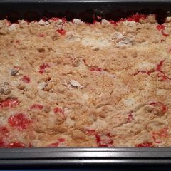A picture of Rhubarb Dump Cake.