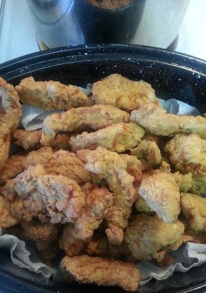 A picture of Chicken fingers.