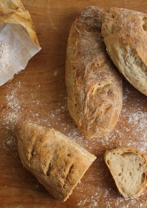 Foto di "Baguette" rustiche con lievito madre