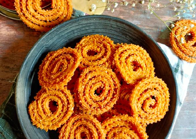 Rice - Wheat Flour Chakri Recipe By Spicequeen - Cookpad