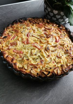 Une photo de Clafoutis à la Rhubarbe