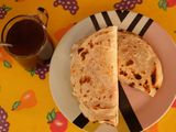 Quesadilla de jamón y panela