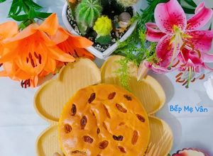 Hình của món Bánh bông lan nho khô.